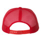 Snapback Hat - Red and White