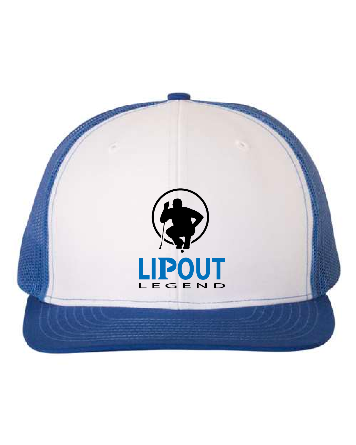 Snapback Hat - Blue and White