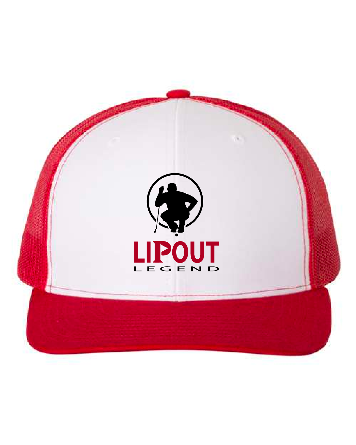 Snapback Hat - Red and White